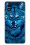 303 Case Silicone Patterned Illustrated Uv Cover Blue Drawing Wolf