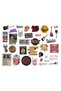 Set of 64 Punk Rock Pop Vintage Stickers - Scrapbook Bullet Journal - 4