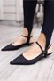 Emil Women's Black Mini Heeled Shoes - 8