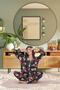 Bella Model Black Red Floral Long Sleeve Women's Pajama Set - 3