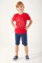 Color Painting Boy Bermuda Suit - 2