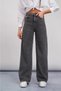 Santa 90's Colorfast Smoked Palazzo Wideleg Jean Women's Power Lycra Women's High Waist Collector - 5