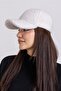 Hat Plush Pompom Fabric White - 5