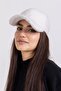 Hat Plush Pompom Fabric White - 7