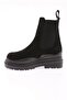 Women's Thick Sole Sterch Deaty Boots Black Suede 1230173112674 - 3