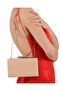 Skin Color Matte Leather Skin Leather Evening Bag Evening Bag Engagement Wedding Bag - 2
