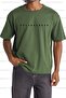 Futureahead Printed Regular Fit Men's Khaki T-Shirt
