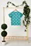 Boy's Short Sleeve Patterned Crew Neck Anti-Sweat, Soft Comfortable 100% Cotton Combed T-shirt - 4