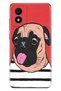 303 Case Silicone Patterned Illustrated Uv Cover Sleepy Pug - 2