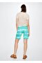 Batik Patterned Shorts - 4