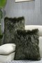 Plush Throw Pillow Cover Imported Premium Fabric - Khaki - 2