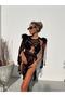 Black Design Macrame Beach Dress - Festival Party Dress