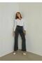 Santa 90's Colorfast Smoked Palazzo Wideleg Jean Women's Power Lycra Women's High Waist Collector - 2