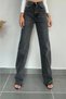 Santa 90's Colorfast Smoked Palazzo Wideleg Jean Women's Power Lycra Women's High Waist Collector