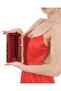 Rose Gold Color Silvery Evening Bag Evening Bag Engagement Wedding Bag - 7
