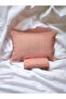 Cotton Double Fitted (Elastic) Bed Sheet 2 Pieces Cover Pillow Case 160X200 cm - Salmon - 6