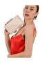 Light Skin Nude Color Matte Leather Skin Leather Evening Bag Evening Bag Engagement Wedding Bag