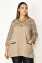 Women's Mink Cotton Fabric Pocket Detailed Blouse 65n13707