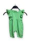 Girls' Jumpsuit with Ruffle Detail on Sleeves and Buttons on the Back