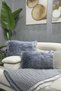 Plush Throw Pillow Cover Imported Premium Fabric - gray