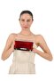 Black Color Satin Crystal Stone Evening Bag Evening Bag Engagement Wedding Bag - 4