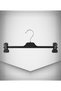 38 Cm Meat Series Black Latched Trouser Skirt Shorts Clothing Hanger 20 Pieces