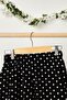 Girl's Elastic Waist Pocket Cotton Patterned Combed Cotton Shorts - 3