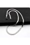 Stainless Steel Snakeskin Model Necklace Crushed Chain 45cm