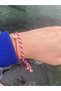 Set of 2 Red Bracelets with Pearls and Marteniçka Red and White Lucky Bracelet - Wish March Thread - 5