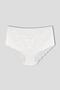 2-Piece Large Size Cotton Bato Women's Panties with Lace Front and Back - 2