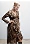 Flowy Leopard Print Dress - 6