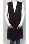 Daily Long Purple Combed Cotton Vest