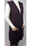 Daily Long Purple Combed Cotton Vest - 3