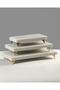 Marble Dowry Set of 4 Gold Napkin Holder & Presentation Holder & Roll Napkin Holder & Tray, Metal Profile Leg - 5