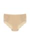 3-Piece Cotton Front and Back Lace High Waist Large Size Women's Panties - 3