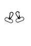 10 Pcs Black Metal Bag Handle Clip