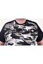 Plus Size Shoulder Line Camouflage Men's T-Shirt 23147 Khaki - 3