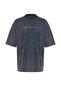 Antrasit Oversize/Geniş Kesim Soluk Efektli Yazı Baskılı %100 Pamuklu T-Shirt TMNSS23TS00174 - 12