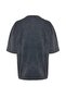 Antrasit Oversize/Geniş Kesim Soluk Efektli Yazı Baskılı %100 Pamuklu T-Shirt TMNSS23TS00174 - 14