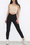 Women's High Waist Black Mom Jeans Lycra Stretch Denim Pants - 4