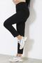 Women's High Waist Black Mom Jeans Lycra Stretch Denim Pants - 5