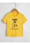Yellow Father&son Printed Kids T-shirt