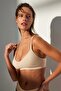 Ten Seamless/Dikişsiz Fonksiyonel İp Askılı Dolgusuz Kaplı Bralette Örme Sütyen THMAW22SU0023 - 2