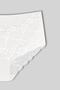 2-Piece Large Size Cotton Bato Women's Panties with Lace Front and Back - 6