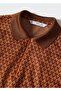 Polo Shirt with Zipper on the Collar - 6