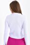 Women's Zippered Polo Neck Knitwear - 8