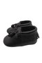 King Model Black Color Baby Moccasin Booties Baby Shoes - 3