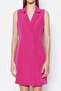 Fuchsia Button Detailed Sleeveless Woven Mini Jacket Dress TWOSS19AP0280 - 4