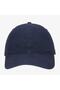Navy Blue Cotton Canvas BB Cap - Self Backstrap