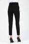 Women's Black Pocket Carrot Cut Belted Fabric Trousers - 5